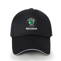 Car Hat Men Baseball Cap Women Sunscreen Hat Peaked Cap For Skoda octavia 3 2 superb 3 kodiaq Fabia Kamiq Karoq Car Accessories black