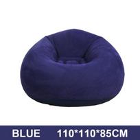 Didelės tingios pripučiamos sofos kėdės PVC gultai sėdmaišiai sofos pufai sofos tatami svetainės reikmenys blue