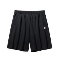 Anta Comfortable Simple Versatile Mid-Waist Elastic Five-Point Shorts Men Shorts Basic-Black 952528310-4 M black