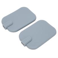 2Pcs Heating Electrode Pads Absorbent Foam Physiotherapy Electrode Patches Health Care gray