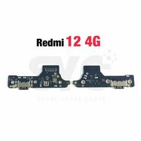 Good quality For Xiaomi Redmi 13C 12C 12 13 4G 5G USB Charging Dock Connector Port Board Flex Cable Repair Parts With IC Redmi 12 4G black