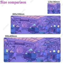 White Sakura Deskmat Japan Cherry Blossom Mouse Pad Office Gaming Mousepad Keyboard Pad NonSlip Office Carpet Laptop Mouse Mats 800x300x2mm blue