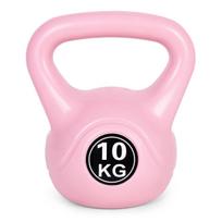 Kettlebell virdulys 10 kg mankštai hantelis kamuolys kettlebell apkrova fitness pink ModernHome
