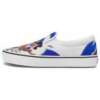 Vans Mėnulio Jūreivė x Classic Slip-On ComfyCush Gražioji Globėja Unisex Kedai Mėlyni Daugiaspalviai VN0A7TNM448 36 white