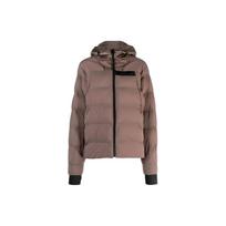 On Color Block Hooded Zipper Casual Cott Jacket Women jackets Purple 1WD30100434 L gray