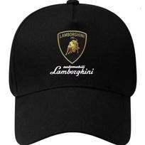 Baseball Cap Team Race Uniform Sports Racing Sun Shading Duckbill Cap Team Hat  For Lamborghini Urus Huracan Aventador Premium-1 black