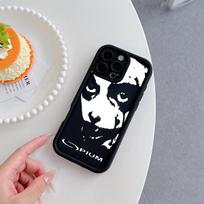Hot Rap Playboi Carti Pattern Soft TPU Phone Case for iPhone 17 Air 16 15 14 Pro Max Plus 13 12 Mini 8 7 X Xs Back Cover iPhone 14Plus white