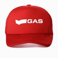 GAS Unisex Running Soccer Breathable Mesh Trucker Hat Baseball Cap Jersey Sportswear Fitness Gym Adjustable white