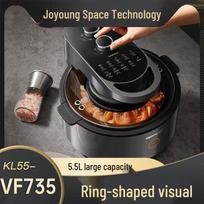 Joyoung 5.5L Smart Visual Air Fryer with Steaming & Roasting CN plug (adapter included) black