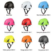 Durable Sea Rescue Work at Height Rock Climbing Safety Helmet, Safety Hat with Visor black