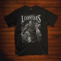 Leonidas Sparta Shirt: Spartan Warrior Tee | Ancient Greece History T-Shirt | 300 Spartan King | Greek Warrior Gift S black