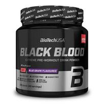 Maisto papildas Black Blood CAF+, 300 g, mėlynių skonio