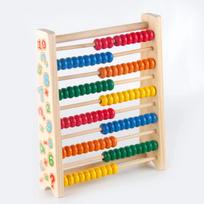 Medinis skaičiuotuvas Žaislas Montessori Edukacinis Skaičiavimo Žaislas Vaikams Ikimokyklinio Amžiaus Matematikos Mokymosi Žaislai Skaičius Aritmetika Skaičiuotuvas Mažylių Dovanos blue