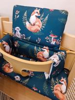 Vandeniui atsparios pagalvėlės Stokke Tripp Trapp 2in1, Fox in the Forest