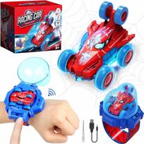 Nuotolinio valdymo žaislinis automobilis laikrodžio pultu „SPIDER“ su LED