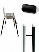 Laminatas Ikea Antilop kėdės kojoms, juodas matinis medis