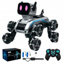 Nuotoliniu būdu valdomas roboto šuo vaikams, 8 ratai, 2 akumuliatoriai, USB