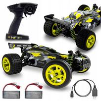 Radijo bangomis valdomas visureigis RC 1:18, 4x4, 2 akumuliatoriai po 850 mAh, veikia iki 30 min