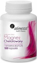 Maisto papildas Aliness Magnio diglicinatas su vitaminu B6, raumenims