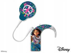 Cochlear NUCLEUS 8 kalbėjimo proceso dėklas–lipdukai su „Disney Encanto Mirabel“