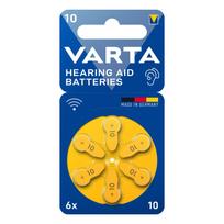 Įkraunamos klausos aparato baterijos VARTA T10 PR70, 1.45V, 6 vnt., be gyvsidabrio