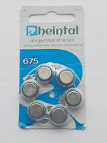 Klausos aparatų baterijos Rheintal A675, 1,45 V (PR44)