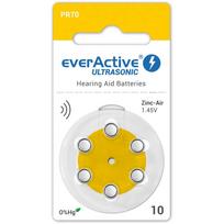 Klausos aparato baterijos EverActive Ultrasonic 10 PR70, 6 vnt.