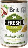 Šunų konservai BRIT FRESH su antiena ir soromis, 400 g