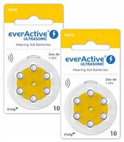 Klausos aparato baterijos EverActive Ultrasonic 10 PR70, 12 vnt.