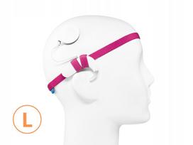 Platus rožinis EasyFlex ULTRA lankelis klausos aparatams, dydis L