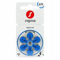 Klausos aparatų baterijos Signia 675 PR44, 1,45V, 6 vnt.