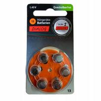 Klausos aparato baterijos DIALOG PR48 / 13, 1,45V, 6 vnt., ENERGIZER