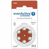 Klausos aparatų baterijos EverActive Ultrasonic 312 PR41, 6 vnt.