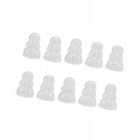 Klausos aparato antgaliai, 3 mm, skaidrūs, 10 vnt.