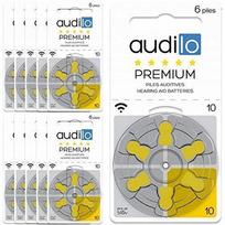 Klausos aparato baterijos Audilo Premium 10 PR70, 30 vnt.