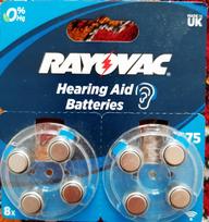 Klausos aparato baterijos Rayovac