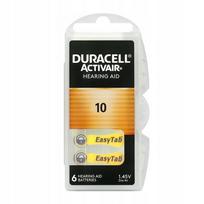 Klausos aparato baterijos Duracell ActivAir 10 PR70 ZA10 DA10, 6 vnt., 1,45 V