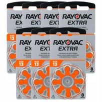 Klausos aparatų baterijos Rayovac 13 R7, 56 vnt.