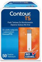 Gliukozės matavimo juostelės CONTOUR TS, 50 vnt.