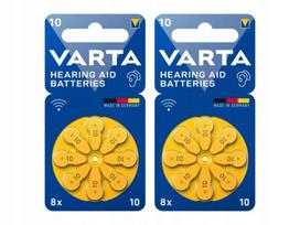 Klausos aparato baterijos VARTA 10 PR70, 16 vnt.