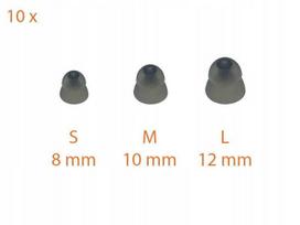 Uždaros ausinės kupolinės galvutės ReSound/Beltone klausos aparatams, 12 mm, 10 vnt.