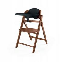 Medinė aukšta kėdutė CYBEX Click & Fold 3in1, natūrali/tamsi