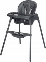 Aukšta kėdutė BEBE CONFORT MEELY PLUS 2in1, Tinted Graphite