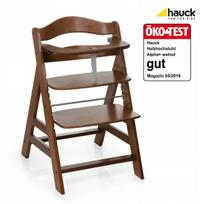Medinė maitinimo kėdutė hauck Alpha+ walnut