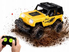 Nuotoliniu būdu valdomas visureigis automobilis 4x4, 1:18 Jeep