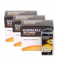 Klausos aparatų baterijos Duracell ActivAir 10 / PR70, 180 vnt. (3 dėžutės)