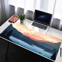 New Mouse Pad Natural Scenery Larger XXL 900x400 Speed Pc Computer Keyboard Pad Office Desk Mat Gaming Accessories Home Mousepad 30cmx60cm black