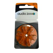 Klausos aparatų baterijos AUDIO2000, 1,45V, 13, 6 vnt., VARTA