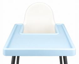 Silikoninis padėklas Ikea Antilop kėdei, dangaus mėlynos spalvos