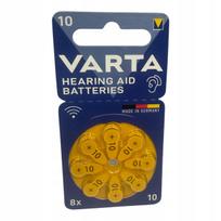 Klausos aparatų baterijos VARTA 10, 8 vnt., PR70, 1,45V